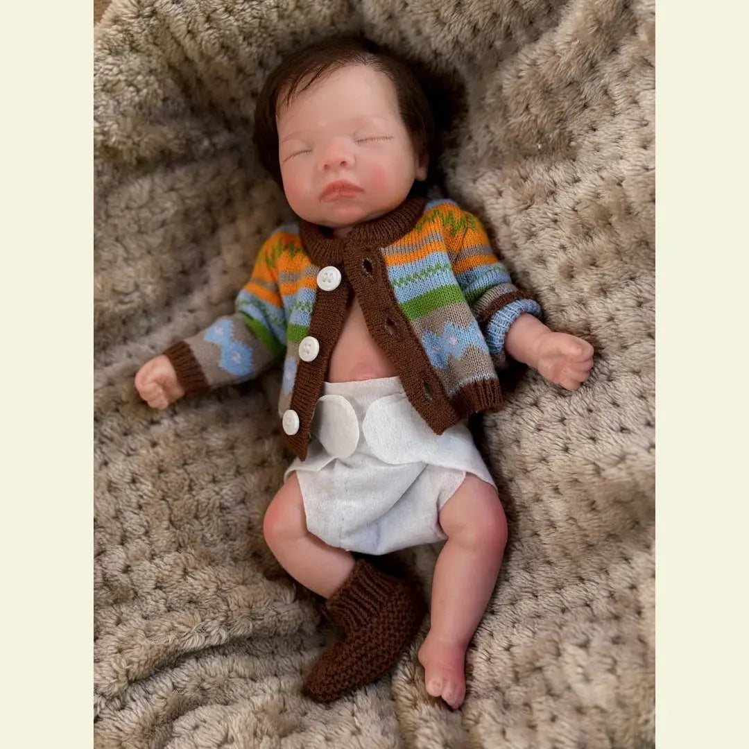 Image of Reborn Baby Dolls 10Inch Waterproof Full Body Solid Silicone Bébé