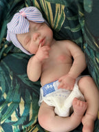 Image of Reborn Baby Dolls 18Inch Dark Skin Can Open Mouth Pascale Solid Bebe