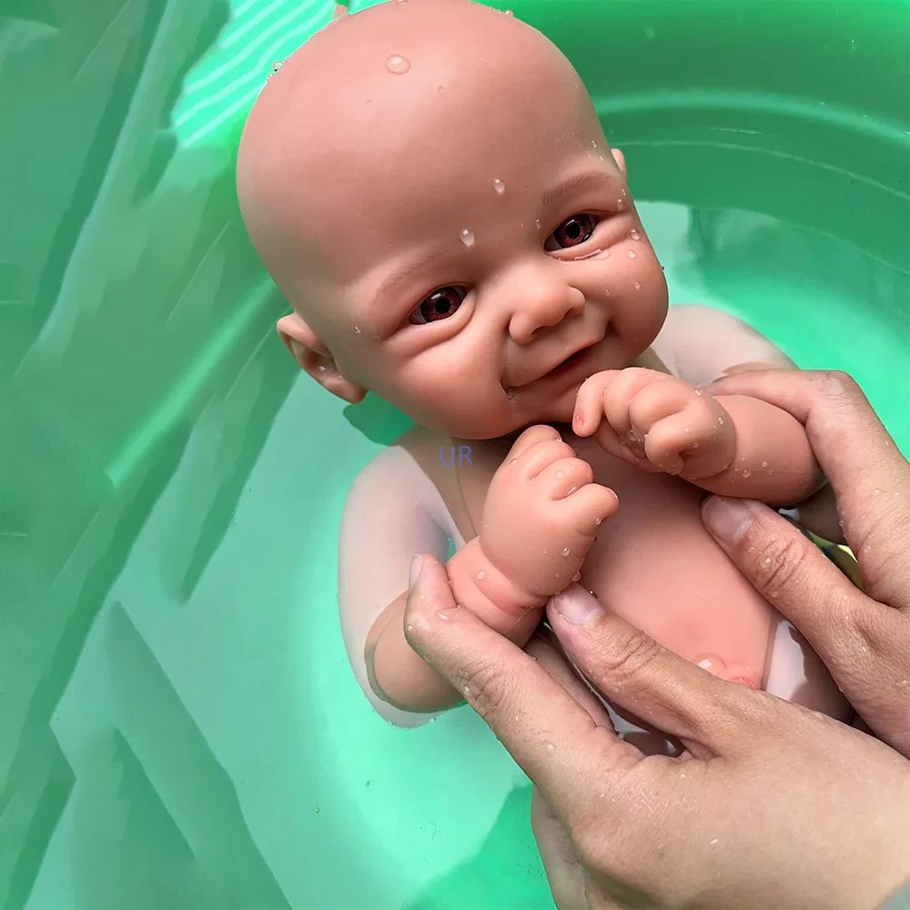 Image of Reborn Baby Dolls 17Inch Black Skin Realistic Soft Silicone Reborn