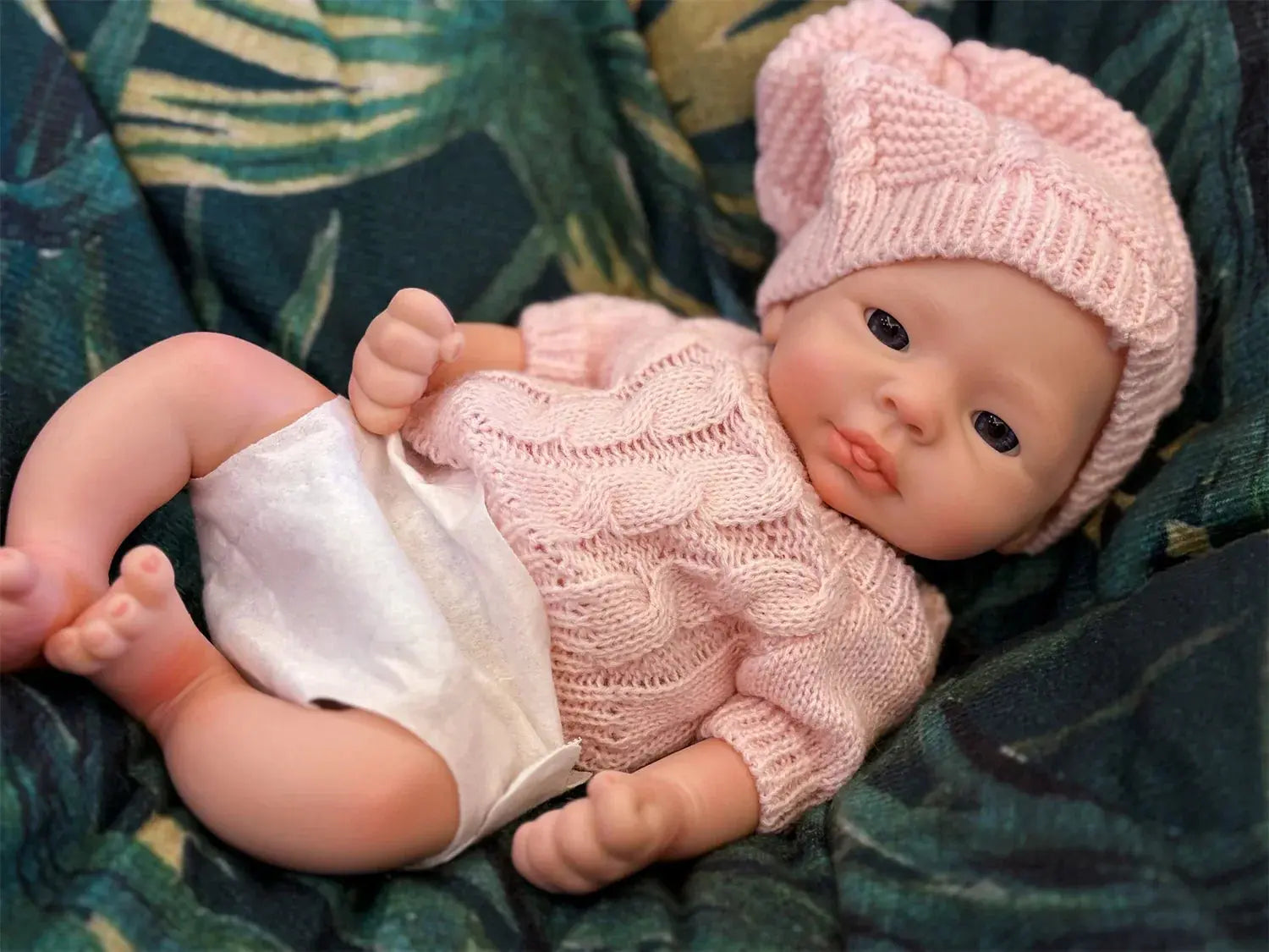 Image of Reborn Baby Dolls 13Inch Can Washable Open Eyes Whold Body Solid