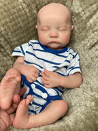 Image of Reborn Baby Dolls Bebê Reborn Dolls 16Inch Boy Levi Painted/Unpainted