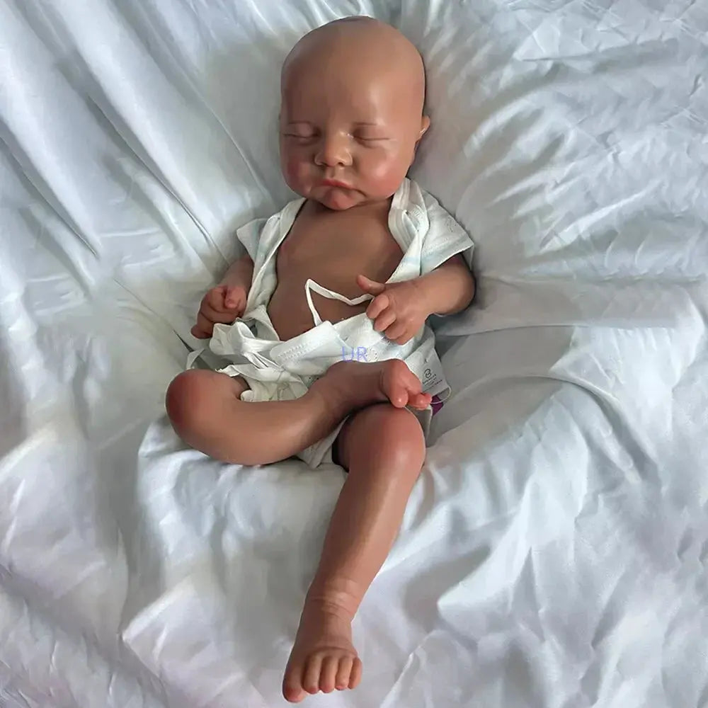 Image of Reborn Baby Dolls Washable 18" Full Body Soft Platinum Silicone