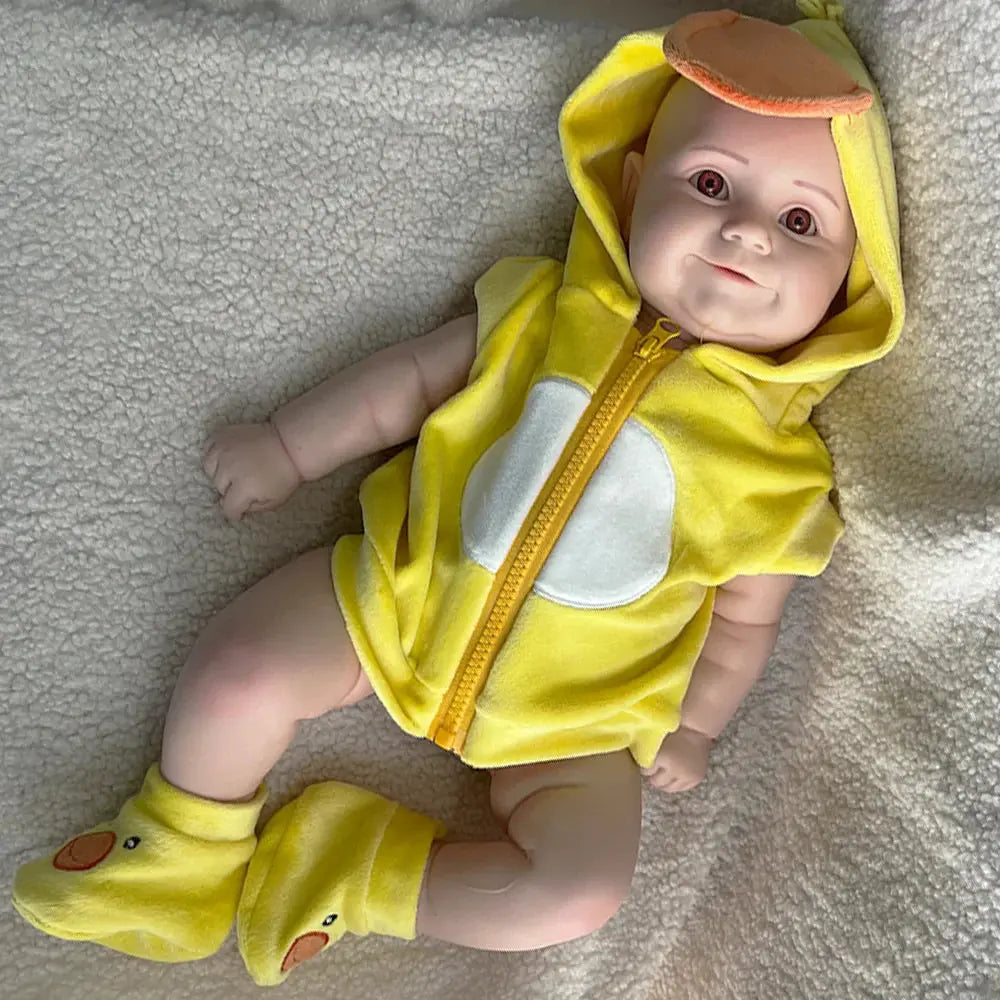 Image of Reborn Baby Dolls Soft Stretchy Blank Silicone Doll 50Cm 20" Reborn
