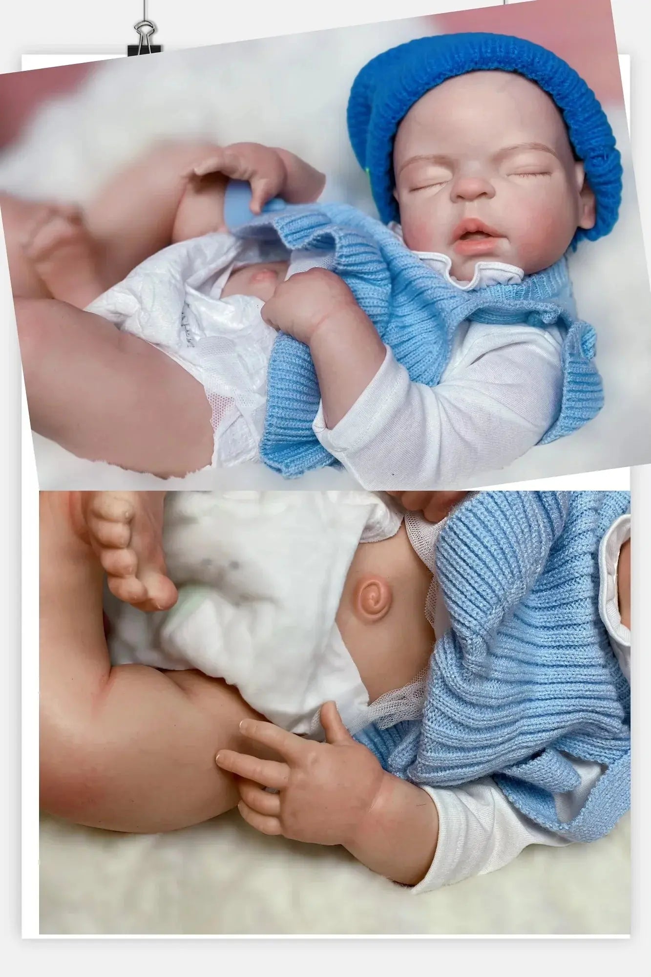 Image of Reborn Baby Dolls 55Cm Washable Solid Silicone Bebe Reborn Girl With