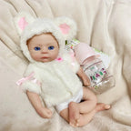 Image of Reborn Baby Dolls 33Cm Can Washable Full Body Solid Silicone Bebe
