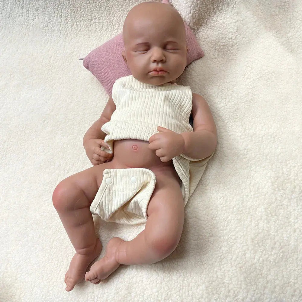 Image of Reborn Baby Dolls 20Inch Soft Silicone Reborn Baby Boy/Girl Loulou