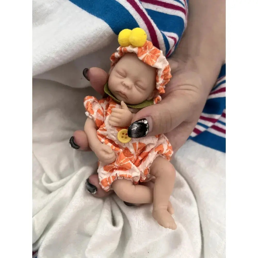 Image of Reborn Baby Dolls 6 Inch Reborn Baby Doll Realistic Miniature
