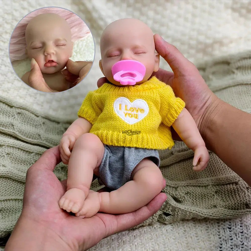 Image of Reborn Baby Dolls Mini 12 Inch 30Cm Full Soft Silicone Reborn Baby