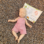 Image of Reborn Baby Dolls 25Cm Unpainted Silicone Girls Whole Body Soft Solid