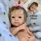 Image of Reborn Baby Dolls Can Open Mouth 33Cm Bettie Full Body Solid Silicone