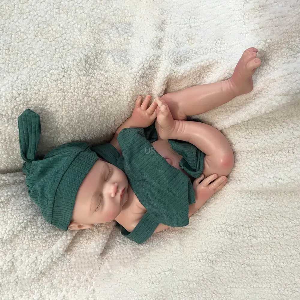 Image of Reborn Baby Dolls 18" Silicone Reborn Baby Dolls Girl Perfect Kids