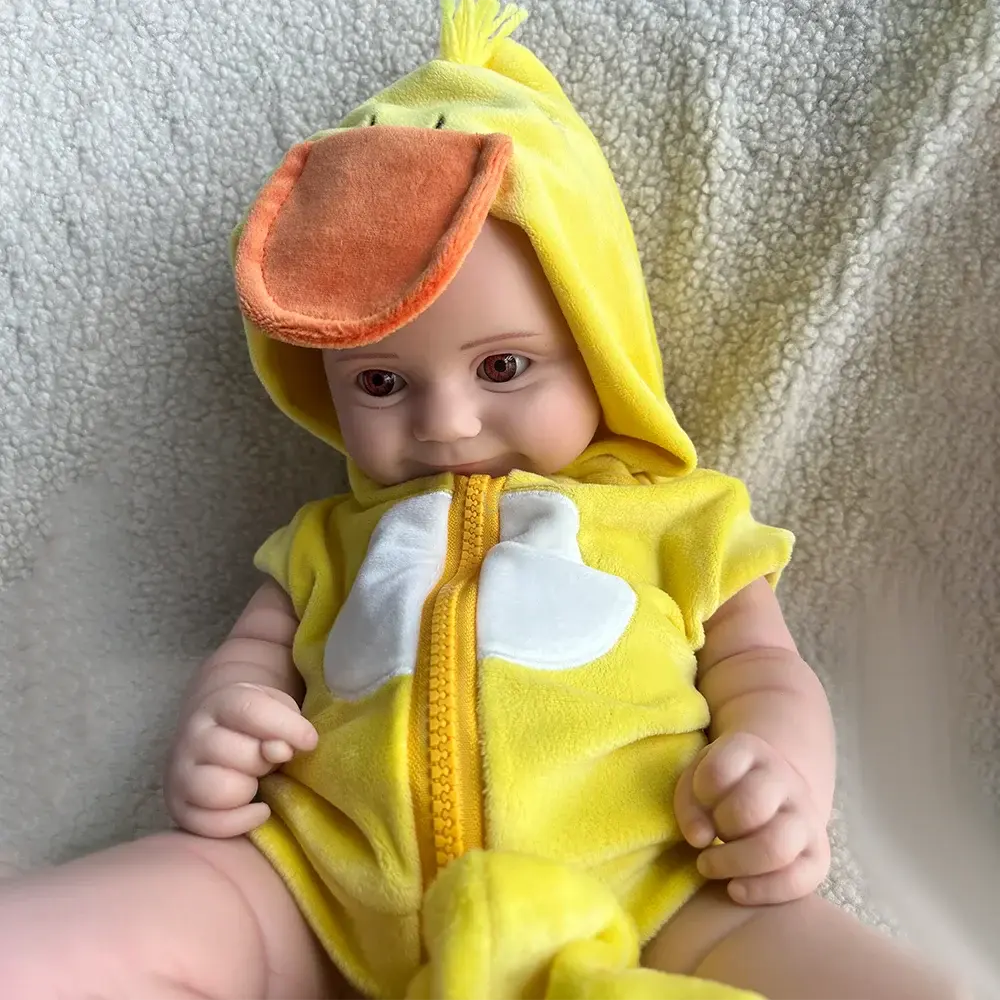 Image of Reborn Baby Dolls Soft Stretchy Blank Silicone Doll 50Cm 20" Reborn