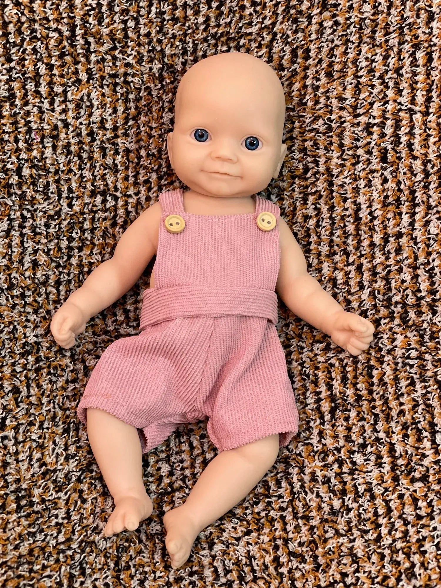 Image of Reborn Baby Dolls Can Open Mouth 26Cm Unpainted Waterproof Solid
