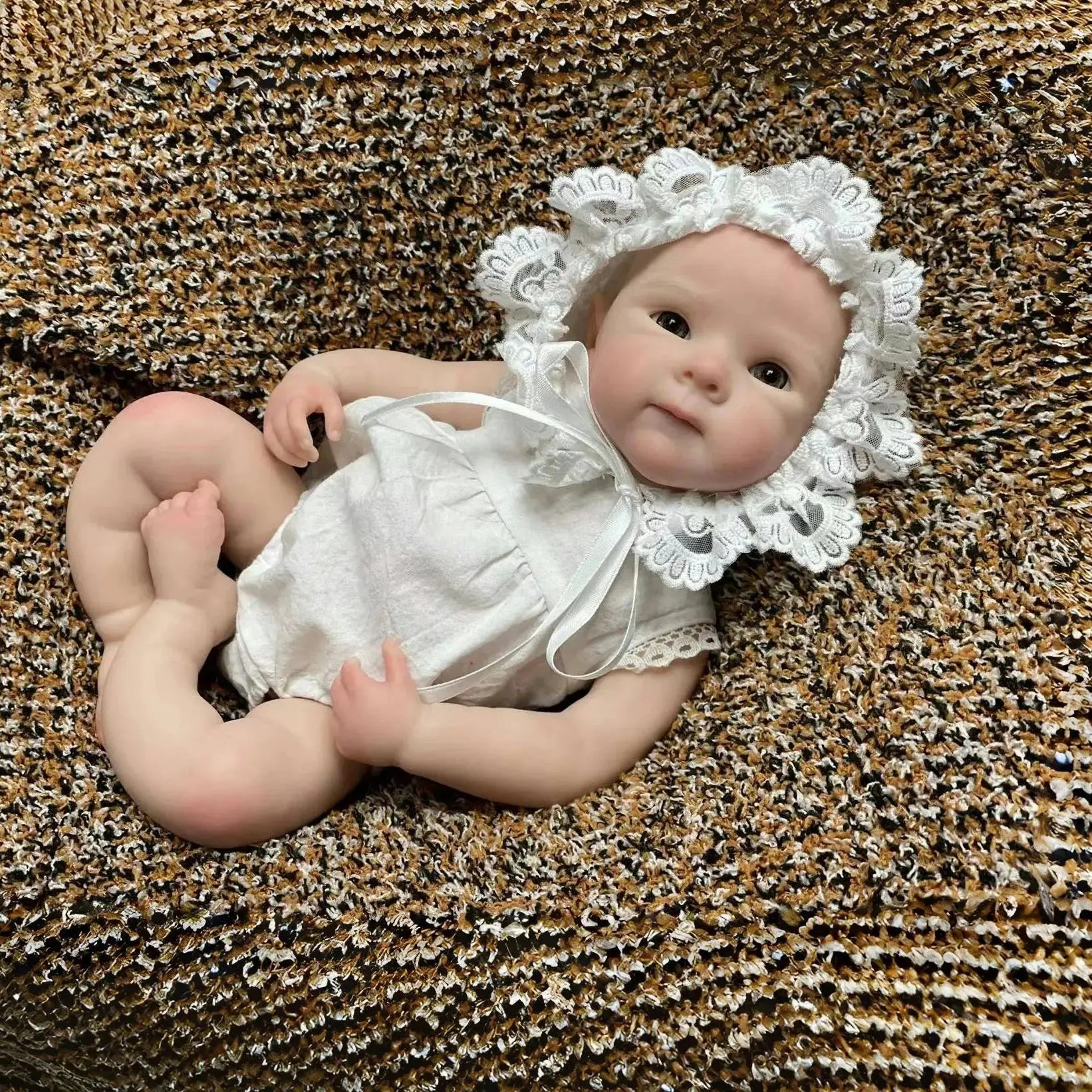 Image of Reborn Baby Dolls 13Inch Girl Bettie Full Body Soft Solid Silicone