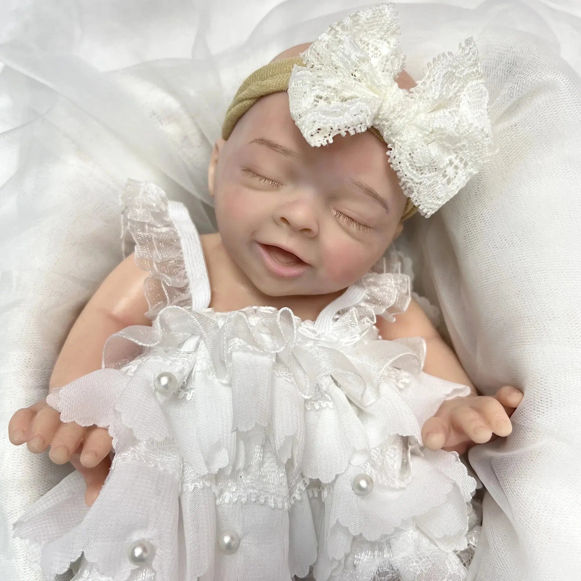 Image of Reborn Baby Dolls 25Cm Soft Solid Silicone Salia Bebe Reborn Girl