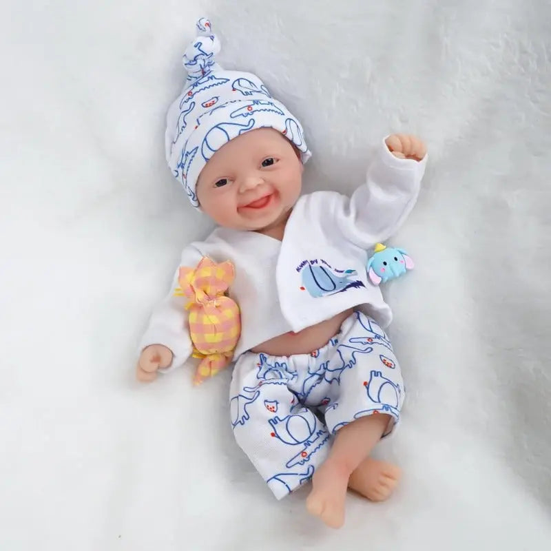 Image of Reborn Baby Dolls 7 Inch Mini Baby Reborn Dolls Handmade Boy