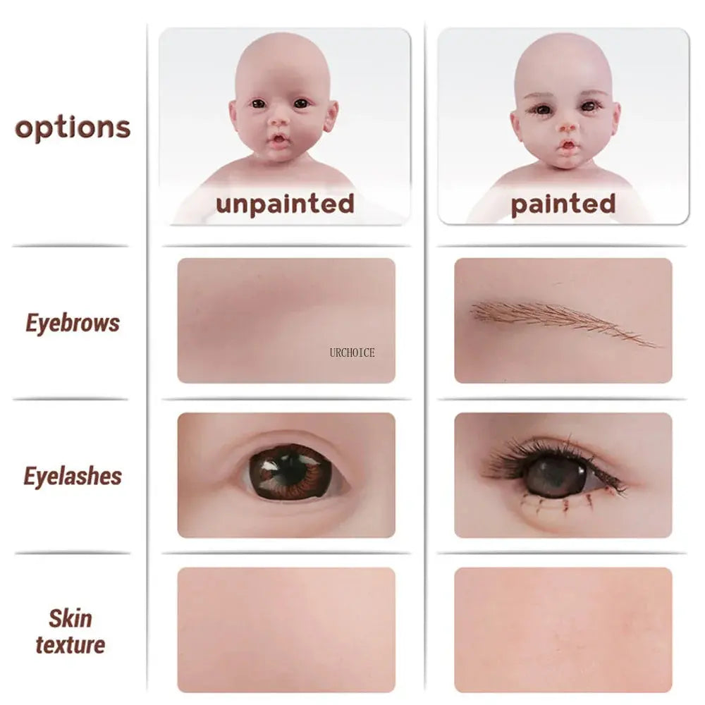 Image of Reborn Baby Dolls 20" Full Body Silicone Reborn Baby Boy/Girl Doll