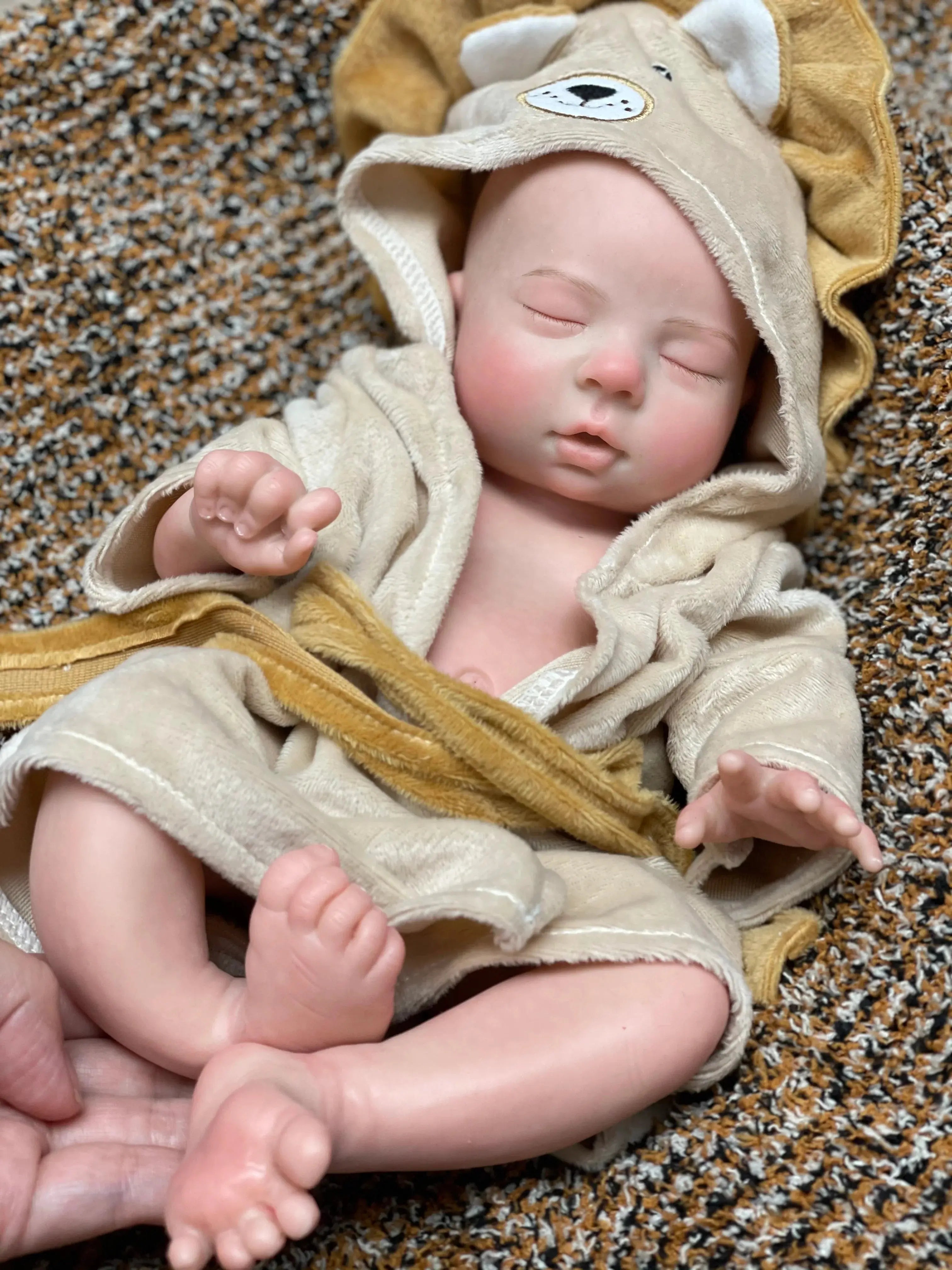 Image of Reborn Baby Dolls 13Inch All Silicone Girls Bebe Reborn Painted Full