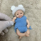 Image of Reborn Baby Dolls Lovely 6 Inch Palm Mini Newborn Babies Full Body