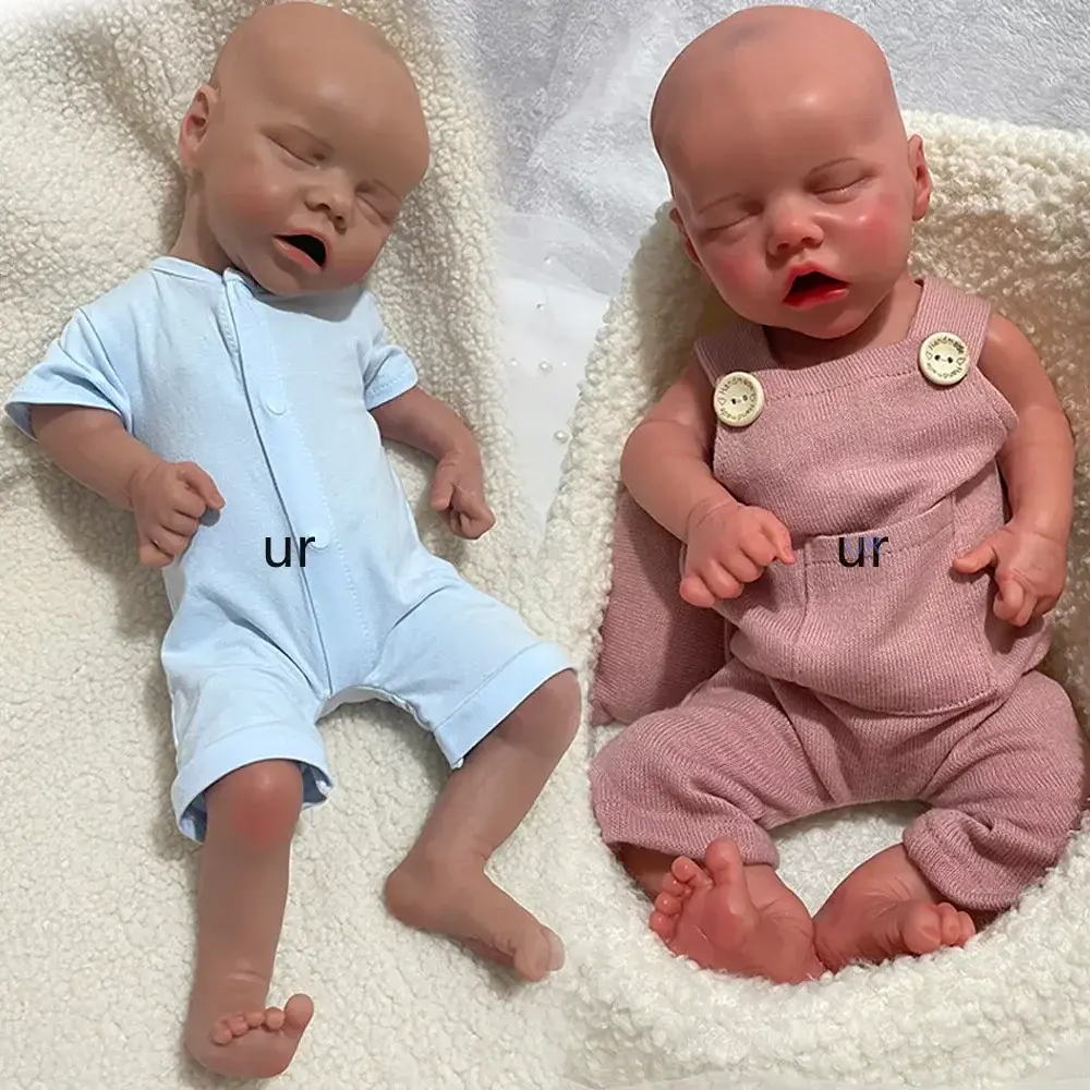 Image of Reborn Baby Dolls 18 Inch 100% Full Soft Silicone Reborn Baby