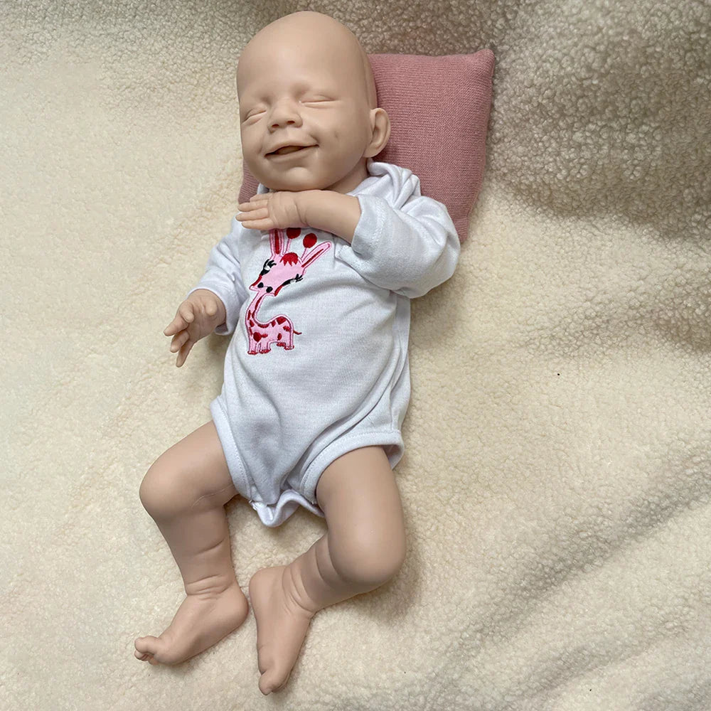 Image of Reborn Baby Dolls 100% Whole Body Silicone Reborn Baby Girl April
