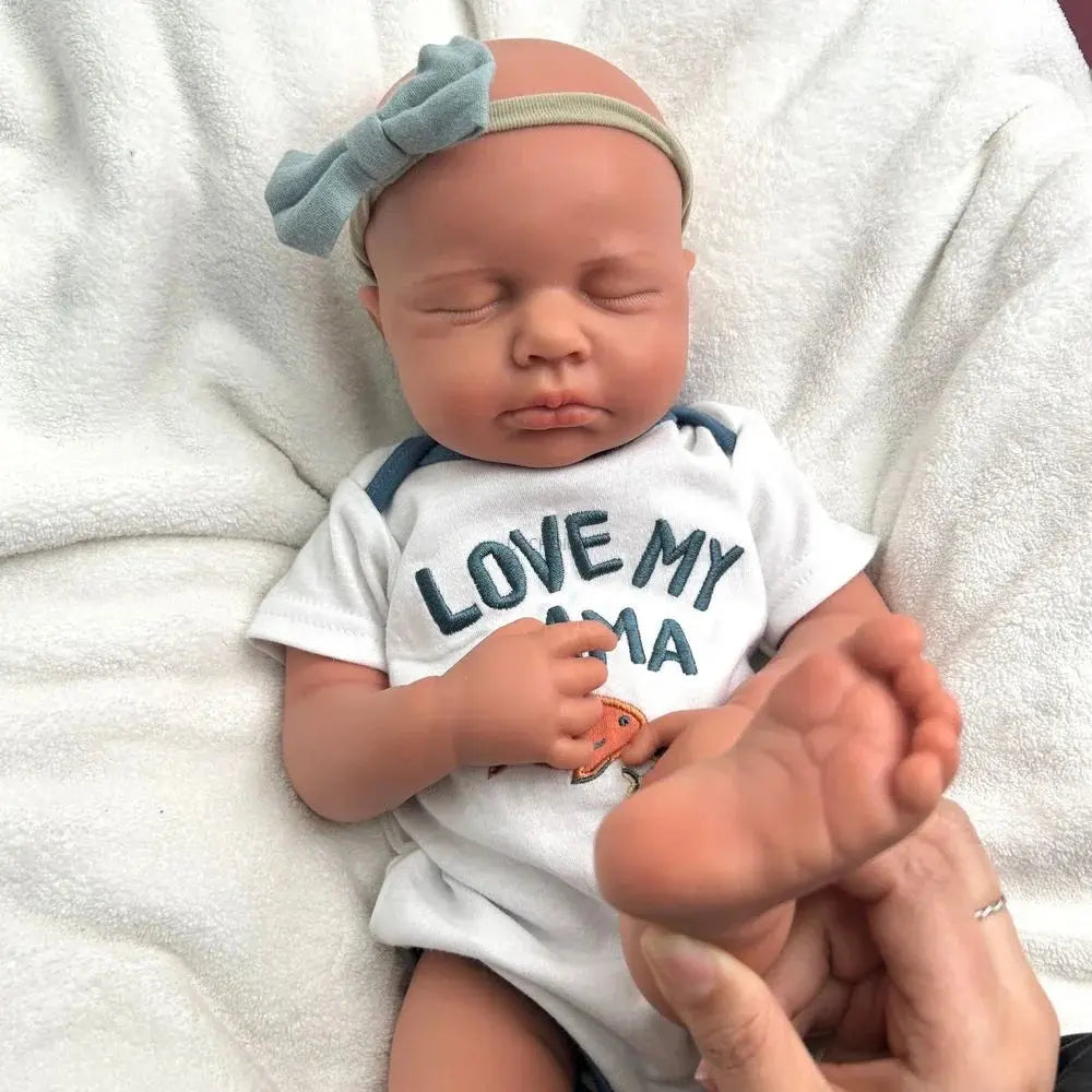 Image of Reborn Baby Dolls 20Inch Soft Silicone Reborn Baby Boy/Girl Loulou