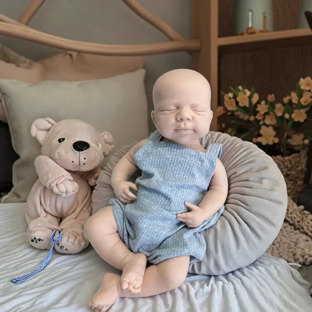 Image of Reborn Baby Dolls Soft Lifelike Silicone Reborn Dolls 19Inch Baby