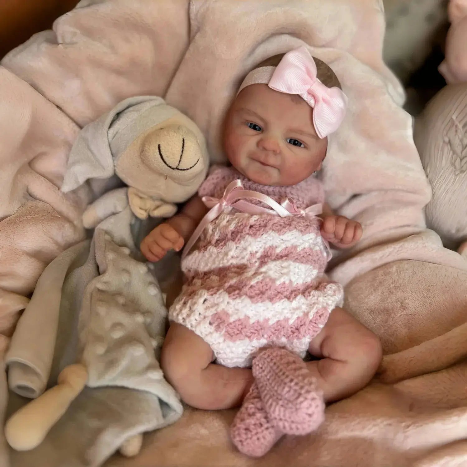 Image of Reborn Baby Dolls 16Inch Coco Bebe All Silicone Reborn Doll Painted