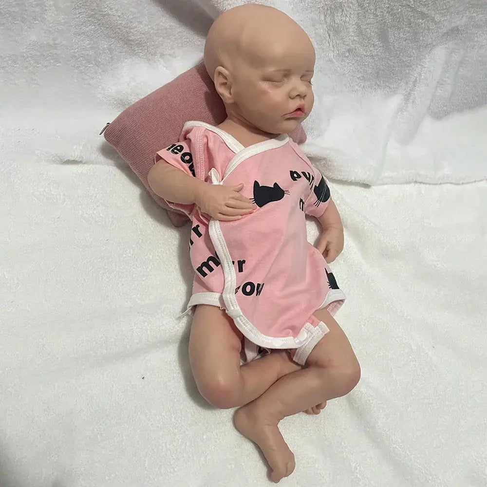 Image of Reborn Baby Dolls Unpainted 18Inch Full Body Silicone Reborn Baby