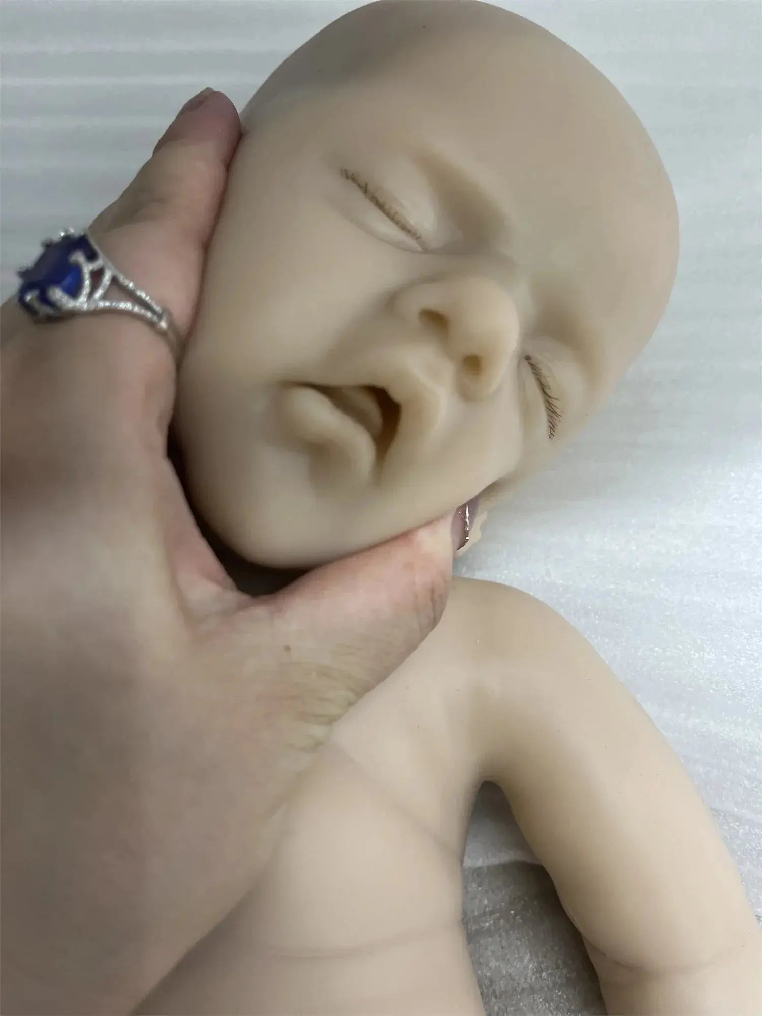 Image of Reborn Baby Dolls Can Open Mouth 45Cm Twins Sam Reborn Baby Girl And