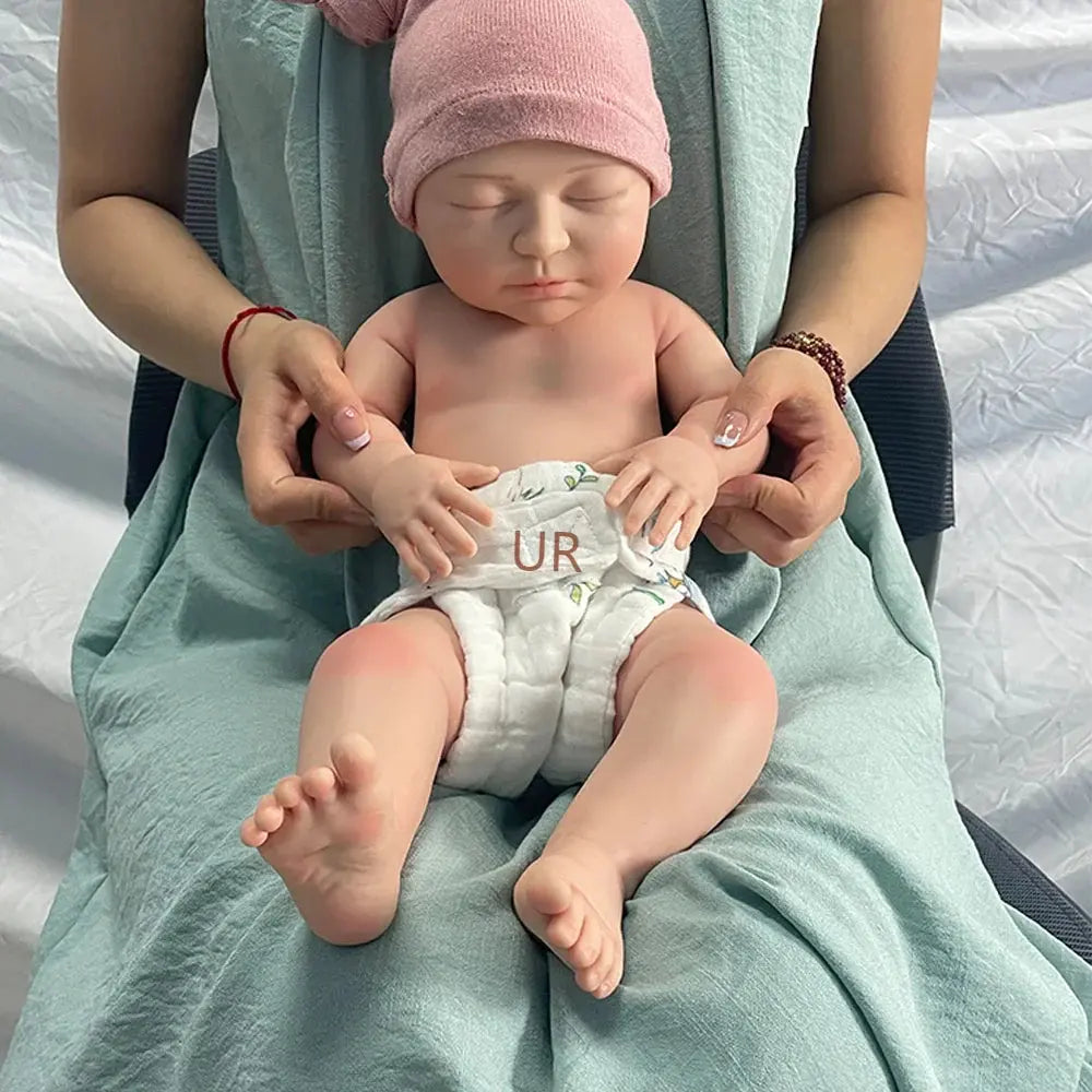 Image of Reborn Baby Dolls 22Inch Handmade Weighted Silicone Reborn Baby Girl