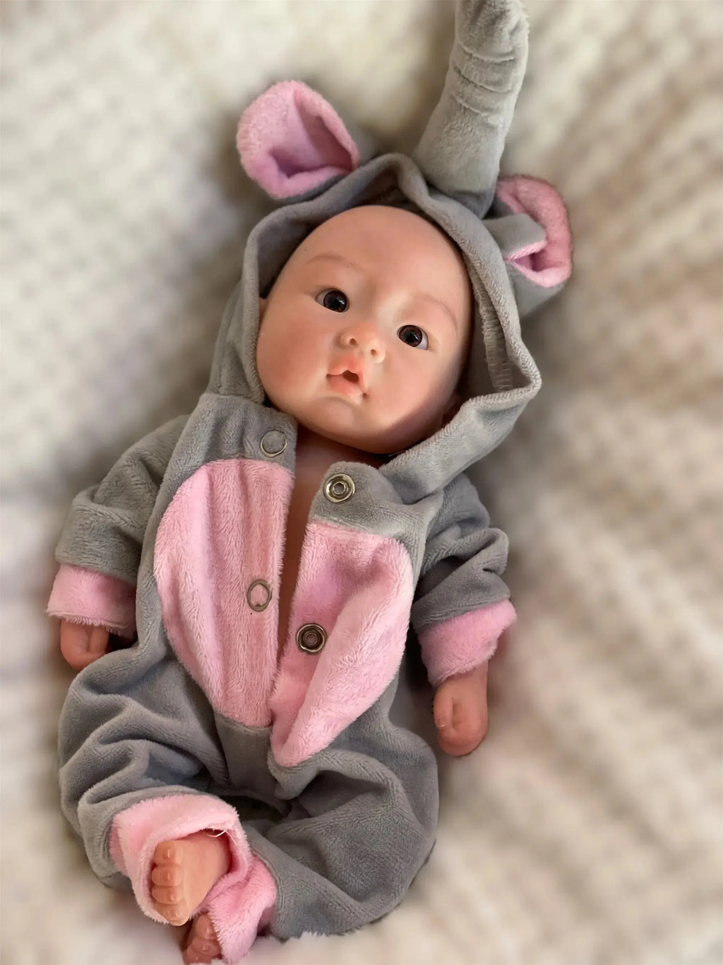 Image of Reborn Baby Dolls 25Cm Silicone Boy Reborn Dolls Full Body Soft Solid