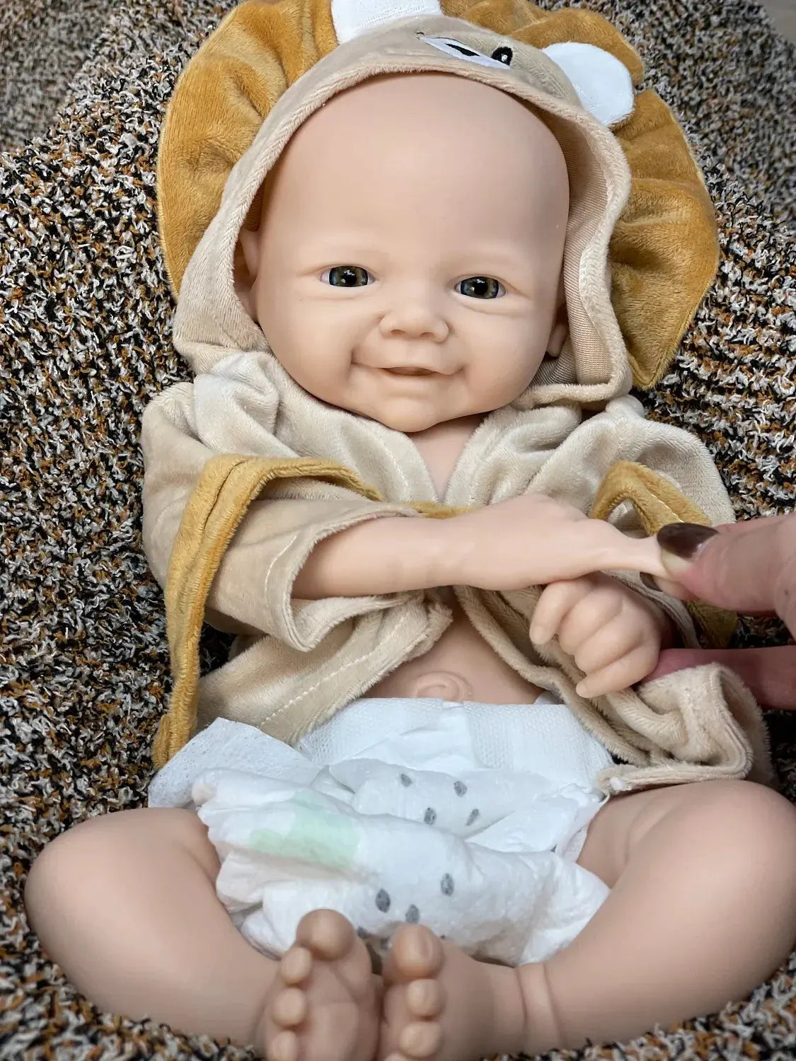 Image of Reborn Baby Dolls 18Inch/2 Styles Unpained Vivienne Full Body Solid