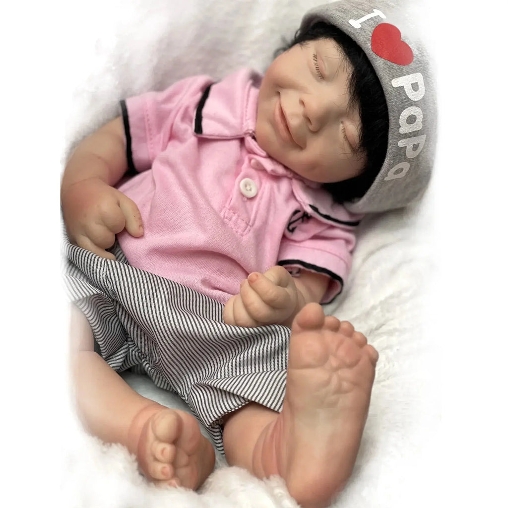 Image of Reborn Baby Dolls 42Cm April Whole Body Solid Silicone Bebe Reborn