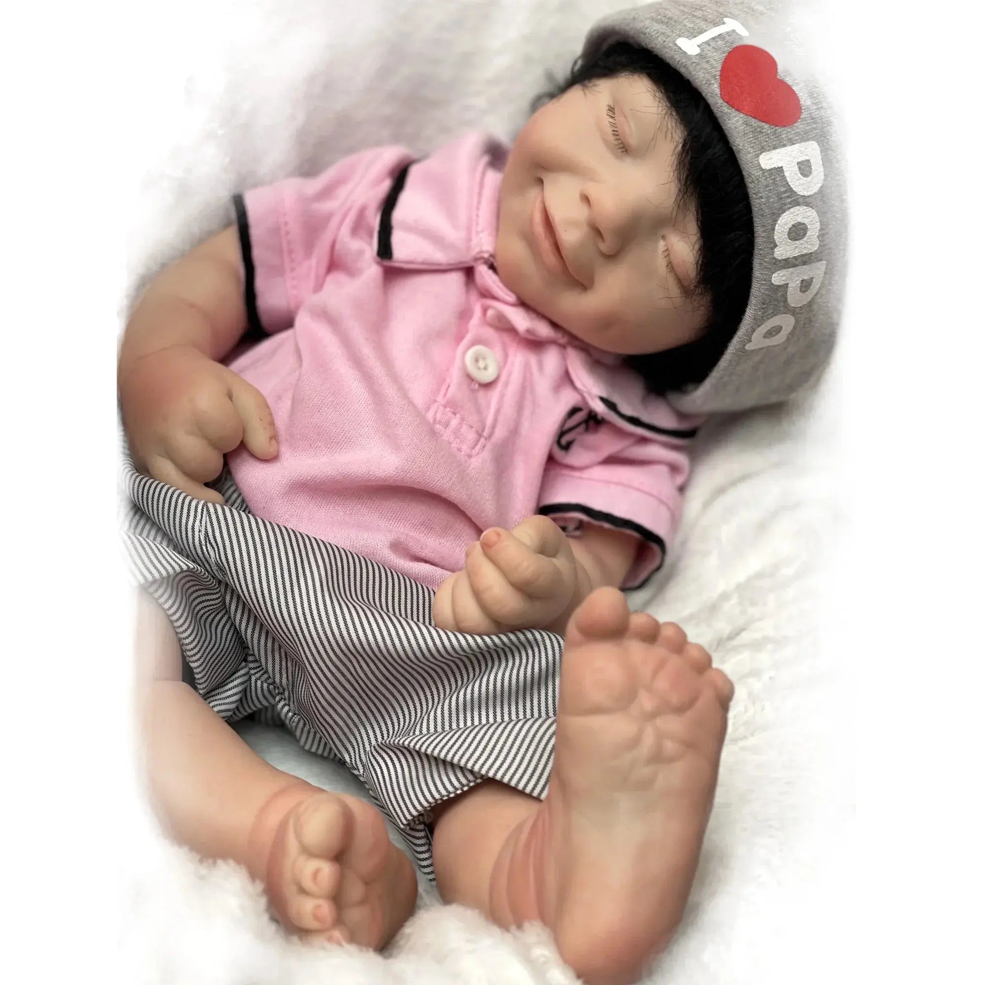 Image of Reborn Baby Dolls 42Cm April Whole Body Solid Silicone Bebe Reborn