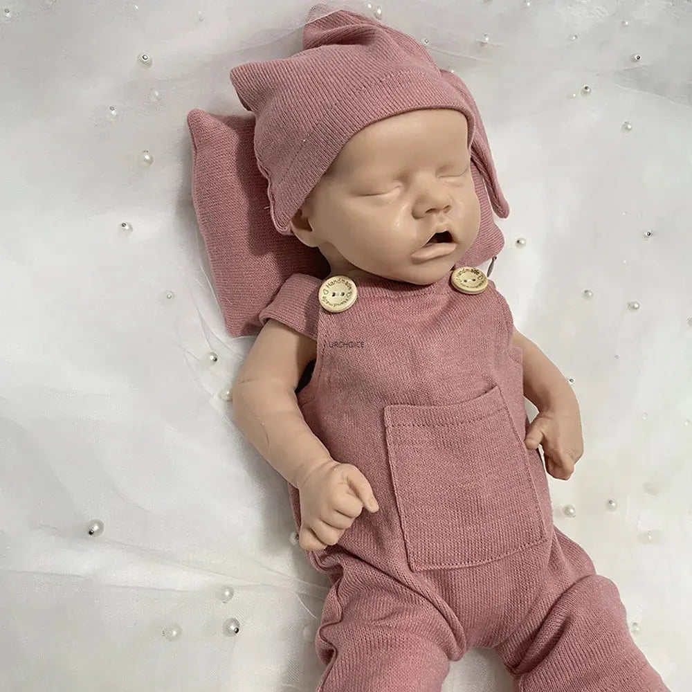 Image of Reborn Baby Dolls High-Simulation 18Inch Customizable Silicone Reborn