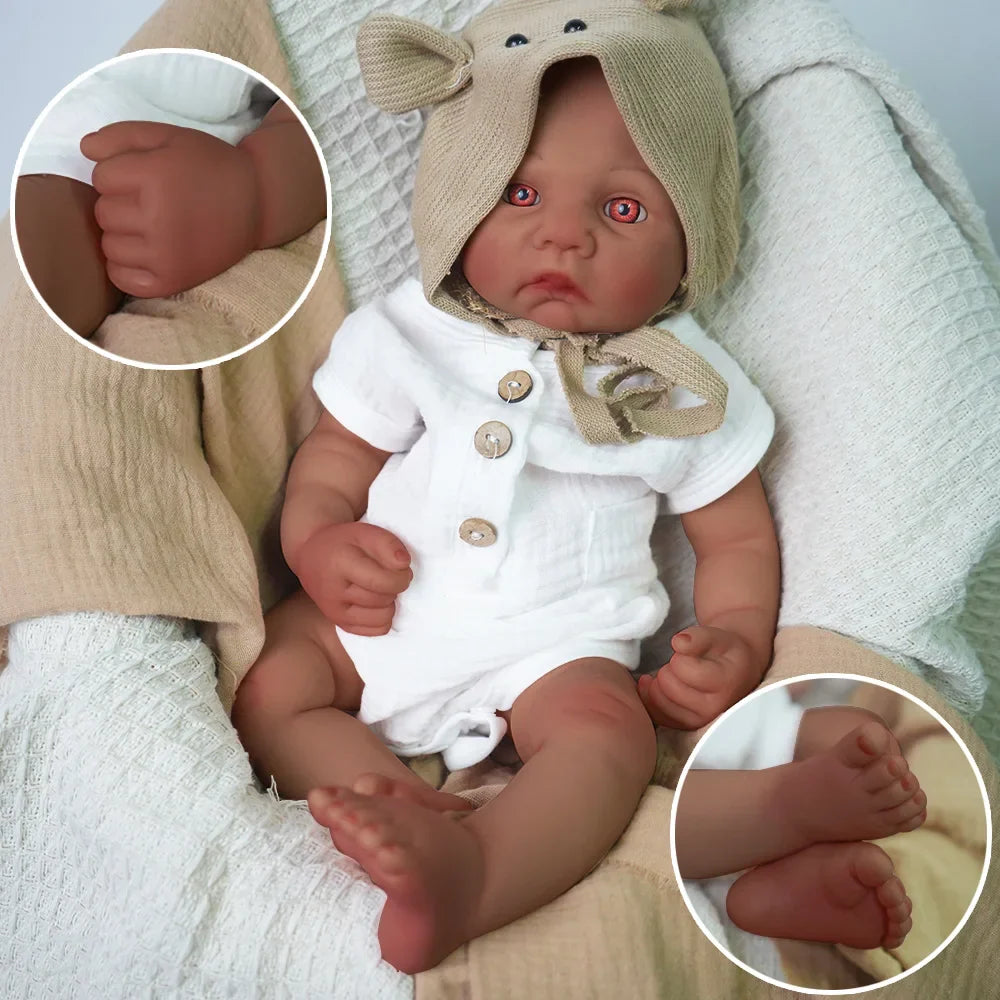 Image of Reborn Baby Dolls Baby Like Touch 41Cm All Silicone Boy Reincarnation