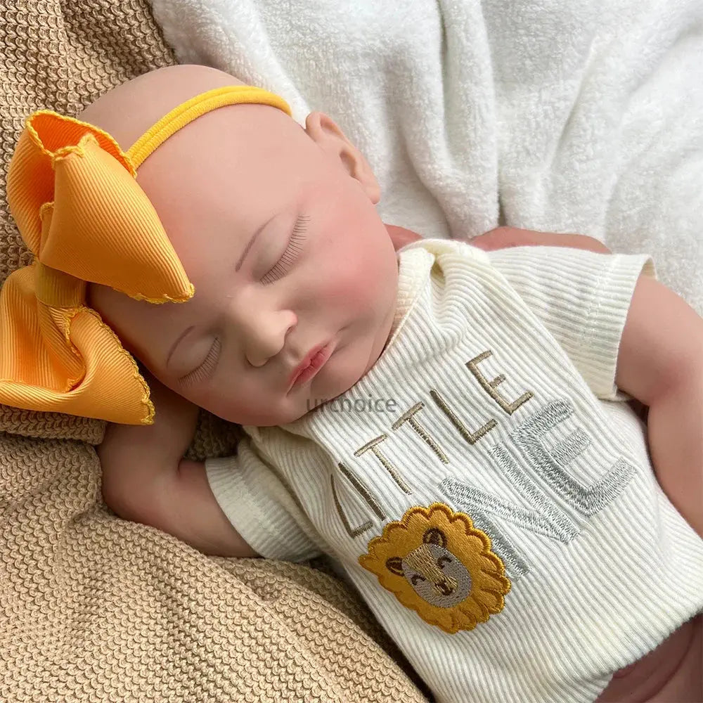 Image of Reborn Baby Dolls Newborn Silicone Baby Doll Full Body Weighted Hand