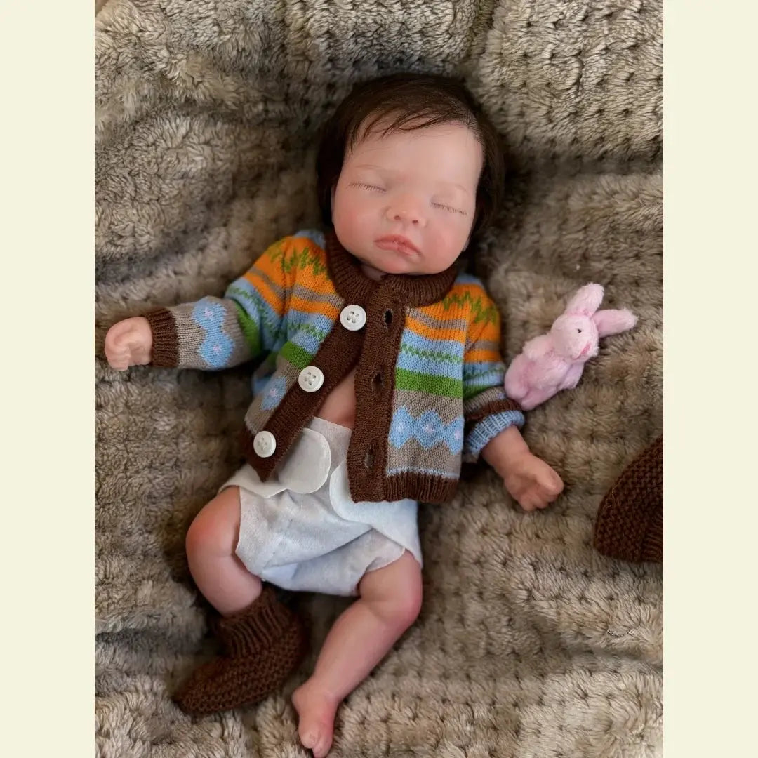 Image of Reborn Baby Dolls 10Inch Waterproof Full Body Solid Silicone Bébé