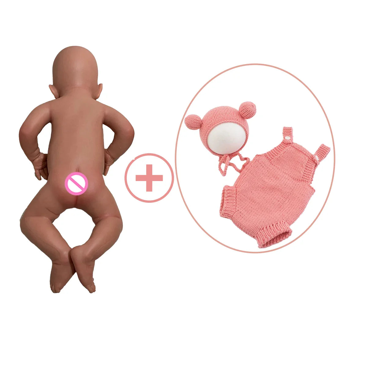 Image of Reborn Baby Dolls 100% Siold Silicone Reborn Baby Dark African Girl