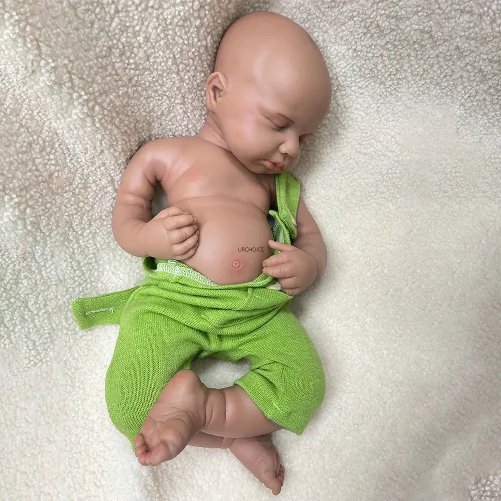 Image of Reborn Baby Dolls Collectible 20Inch Silicone Reborn African Baby
