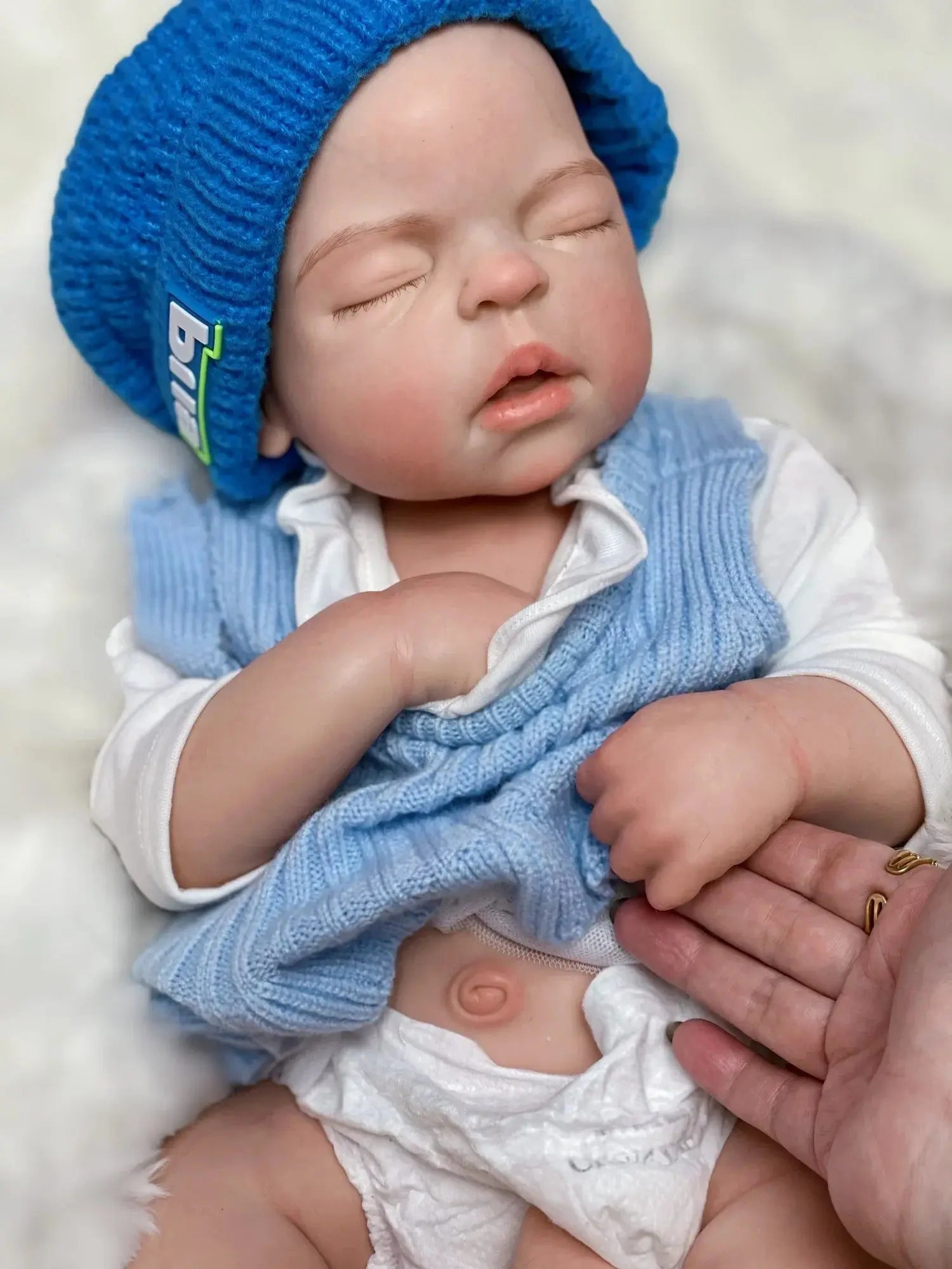 Image of Reborn Baby Dolls 55Cm Washable Solid Silicone Bebe Reborn Girl With