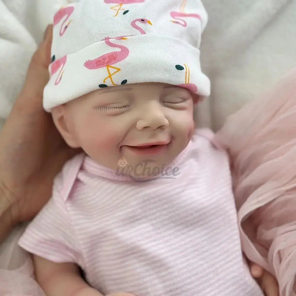 Image of Reborn Baby Dolls 18Inch Baby Girl Full Body Soft Silicone Reborn