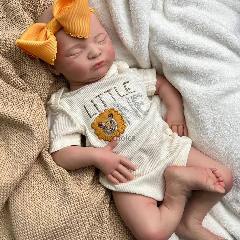 Image of Reborn Baby Dolls Newborn Silicone Baby Doll Full Body Weighted Hand