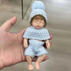 Image of Reborn Baby Dolls 6 Inch Mini Bebe Reborn Finished Full Body Solid