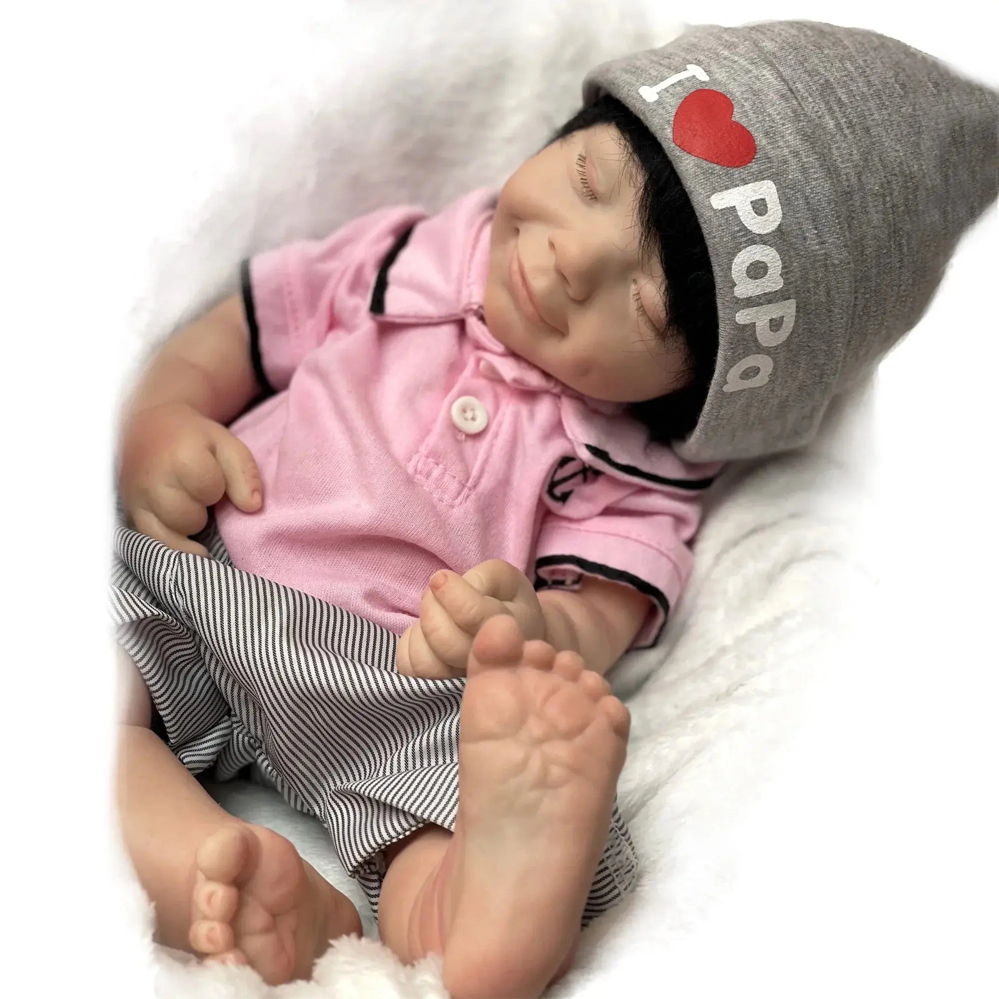 Image of Reborn Baby Dolls 42Cm April Whole Body Solid Silicone Bebe Reborn