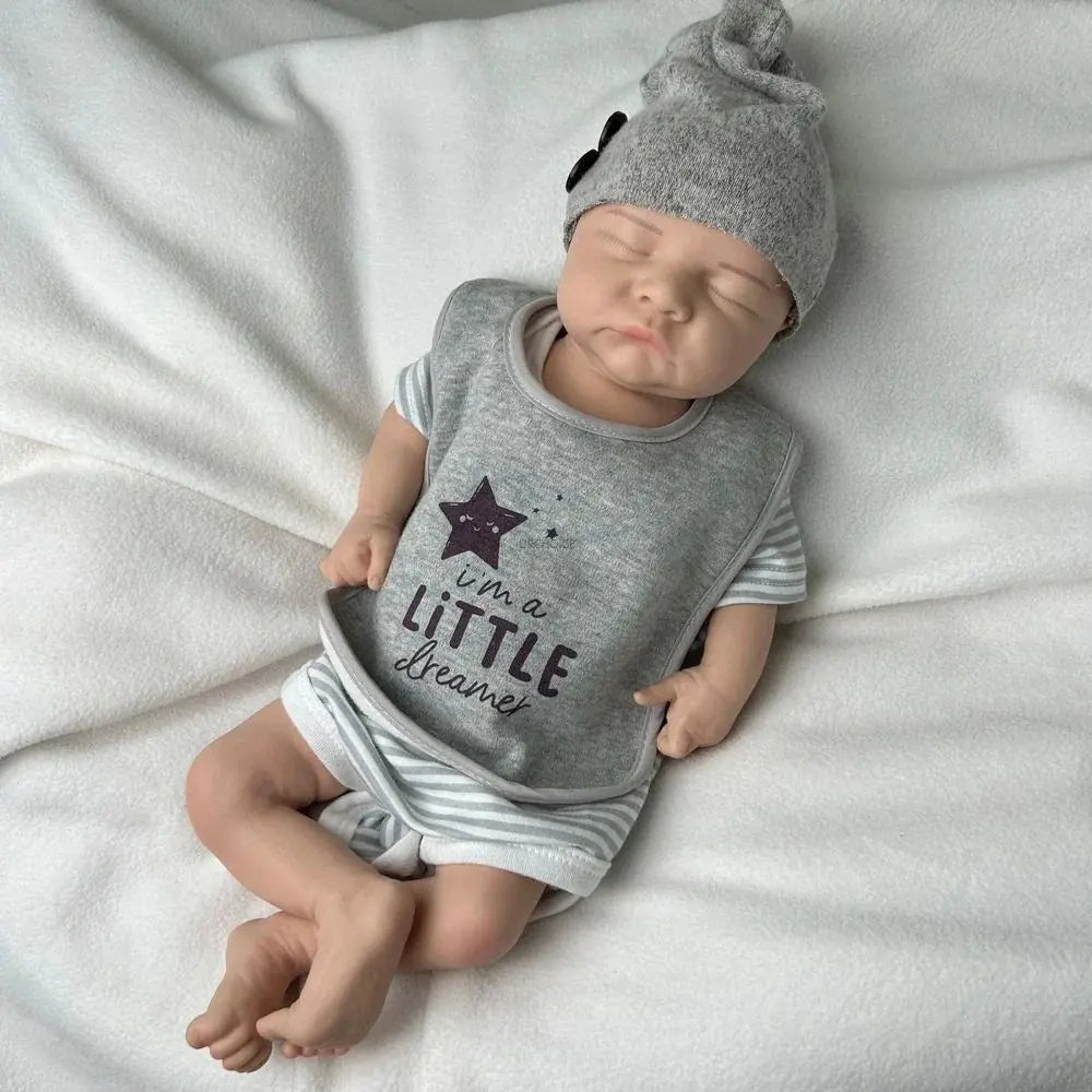 Image of Reborn Baby Dolls 44Cm Realistic Silicone Reborn Baby Boy Levi