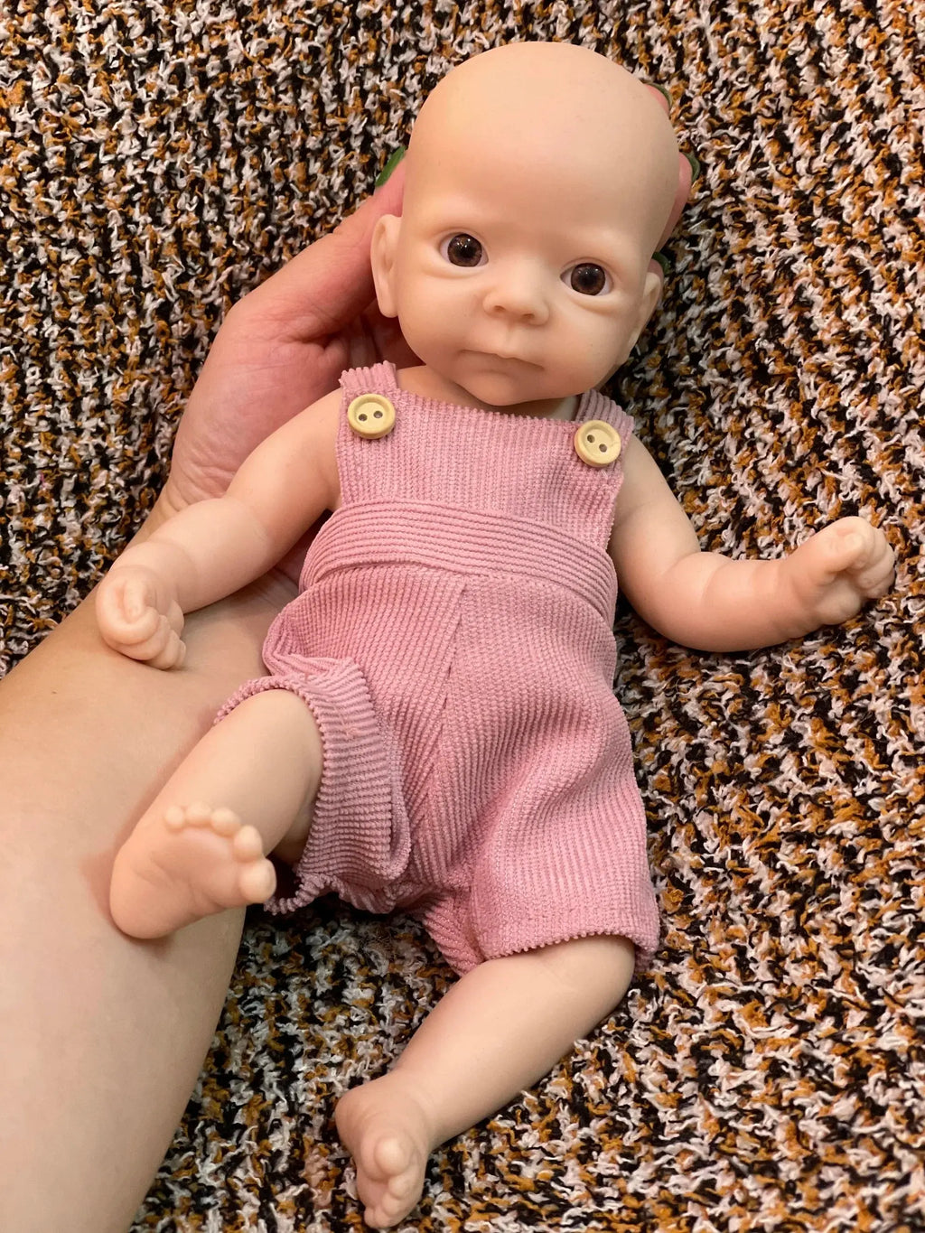 Image of Reborn Baby Dolls 25Cm Unpainted Silicone Girls Whole Body Soft Solid