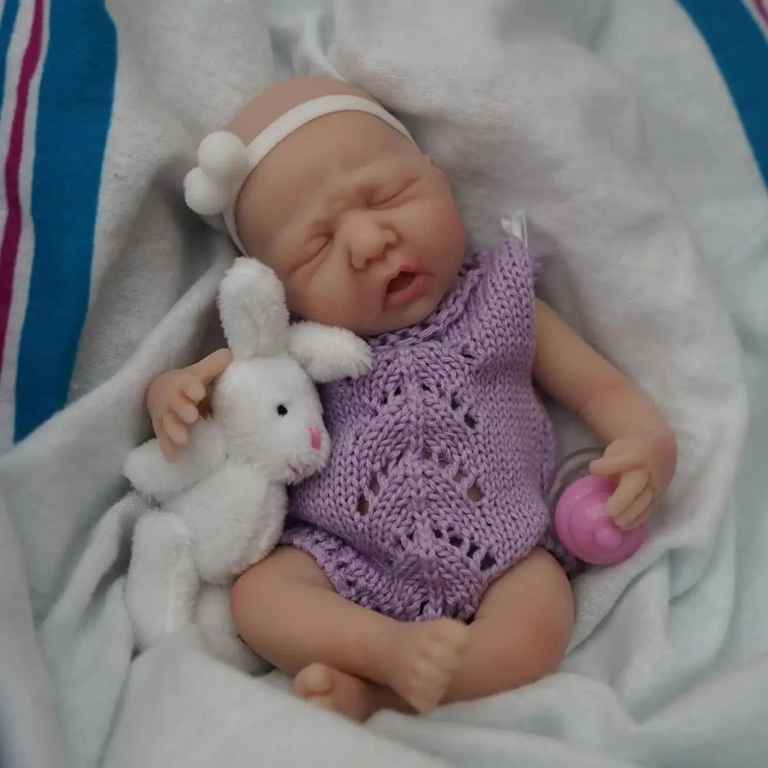 Image of Reborn Baby Dolls 7 Inch Full Body Silicone Doll Boy Mini Realistic