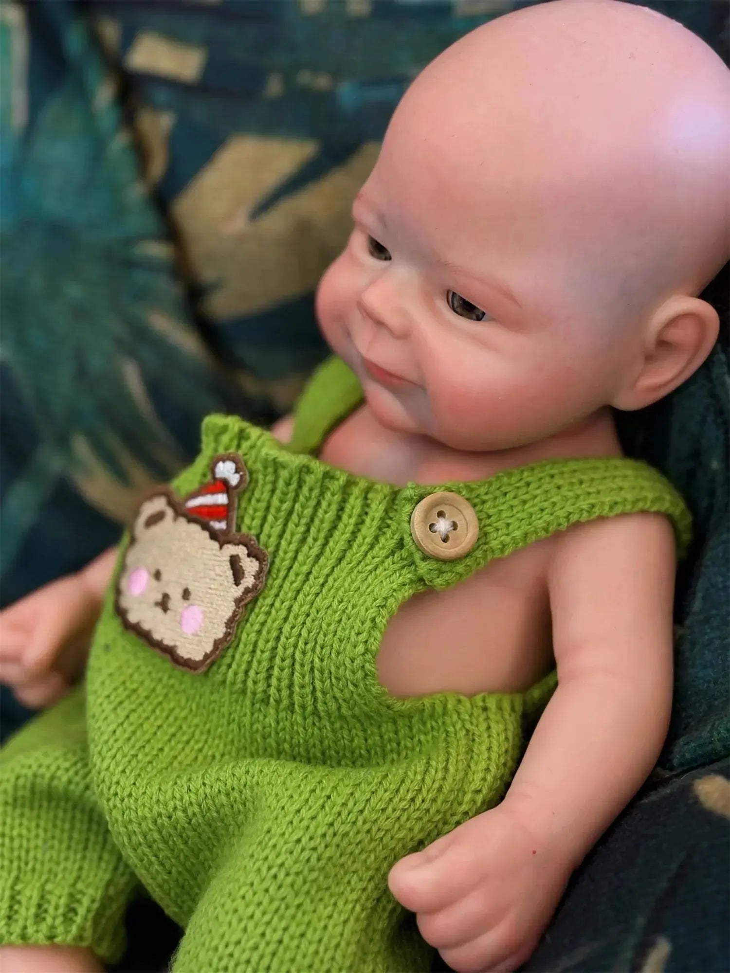 Image of Reborn Baby Dolls 33Cm Can Open Mouth Solid Bebe Reborn Girl/Boy With